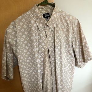 Study All Over Print Short Sleeve Shirt